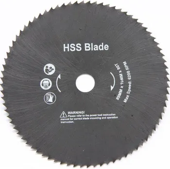 Pilový kotouč Pilové kotouče HSS 89x1,0/0,8x10xZ80 Holzmann KSB8910HSS/2