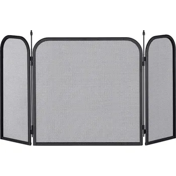 Krbová kamna Clona bezpečnostní 530 x 970 mm, černá, FS12-B