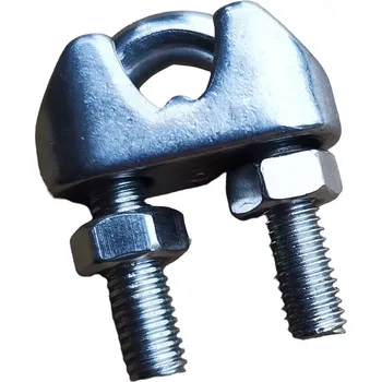 Horolezectví Nerezová lanová svorka pro lano 2 mm, DIN 741, nerez A2