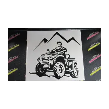 Samolepící dekorace SAMOLEPKA Čtyřkolka 007 levá (17 - šedá) NA AUTO, NÁLEPKA, FÓLIE, POLEP, TUNING, VLASTNÍ TEXT, TISK, AUTOSAMOLEPKY.cz, POLEPY, OBRÁZEK, LOGO, SAMOLEPKY