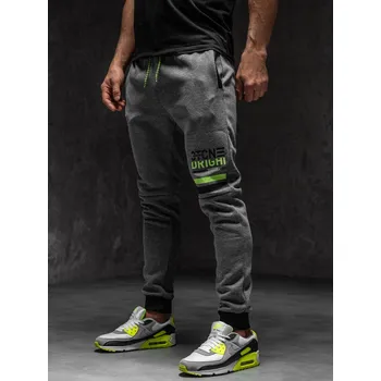 Pánská móda Grafitové pánské tepláky Bolf AM108A1 - 2XL