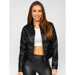 Černá dámská koženková bunda Bolf 11Z8032 - XL