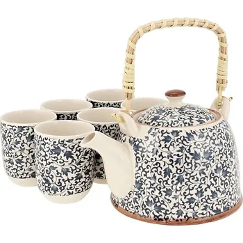 Konvice na čaj Čajová souprava Herb Pattern 0,8 l keramická