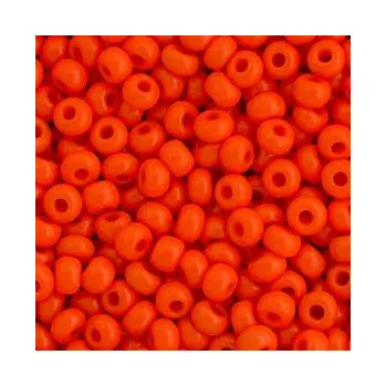 Korálek Preciosa rokajl 8/0 oranžová