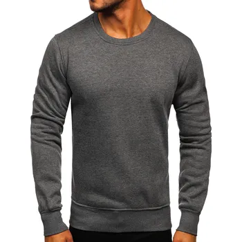 Pánská mikina Antracitová pánská mikina bez kapuce Bolf 2001 - M