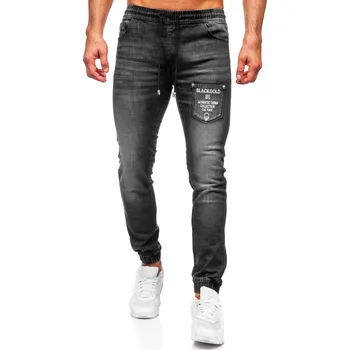 Černé pánské džínové jogger kahoty Bolf MP0090N - M