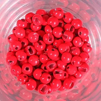 Umělá nástraha HENDS TUNGSTEN PLUS - SLOTTED - ČERVENÁ FLUO TPFR Balení: 10 ks, Průměr: 3,3 mm