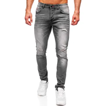 Pánské kalhoty Černé pánské džíny slim fit Bolf MP0054N - 29/S