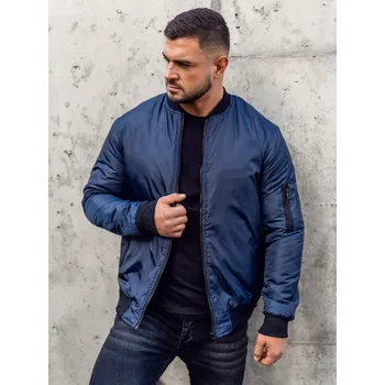 Tmavě modrá pánská přechodová bunda bomber Bolf AK95A - L