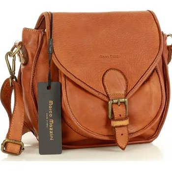 Kabelka Kožená crossbody kabelka Mazzini M138 camel