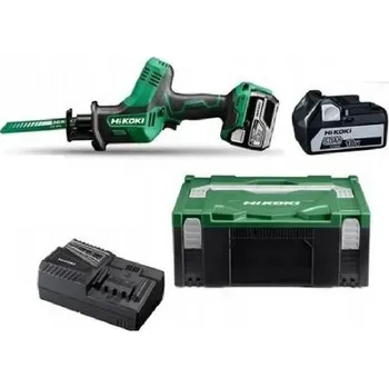 HiKOKI Nářadí - 18V AKU mečová pila, 2x aku 5,0 Ah Li-Ion, nabíječka CR18DAWPZ