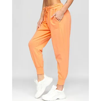 Dámské kalhoty Oranžové dámské tepláky Bolf 0011 - One size