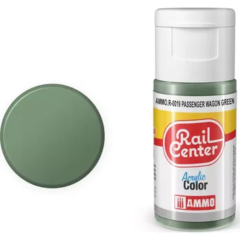 Barva zelená pro osobní vozy matná - Noch Rail Center 4600019