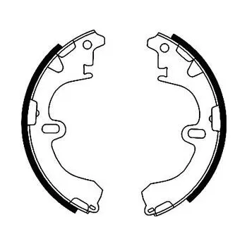 Brzdová čelist Sada brzdových čelistí TEXTAR 91043200