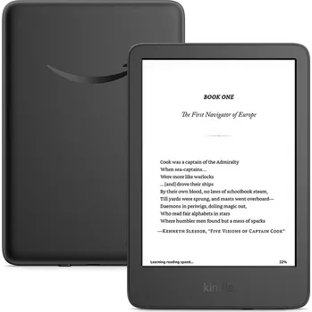Čtečka elektronické knihy Amazon Kindle 2024 Barva: černá verze bez reklam