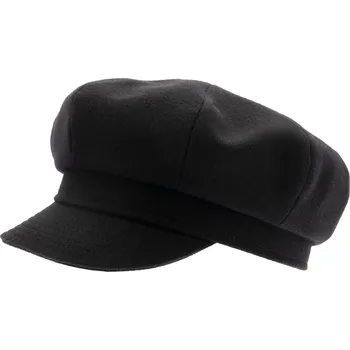 Čepice CTH Ericsson of Sweden Zimní vlněná černá bekovka 8-panel od CTH Ericson - Joey Melton Blac Velikost: 61 cm (XL)