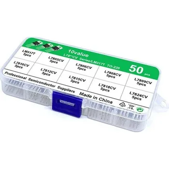 Laboratorní zdroj Stabilizátory napětí 78xx plus LM317, pouzdro TO220, sada 50ks