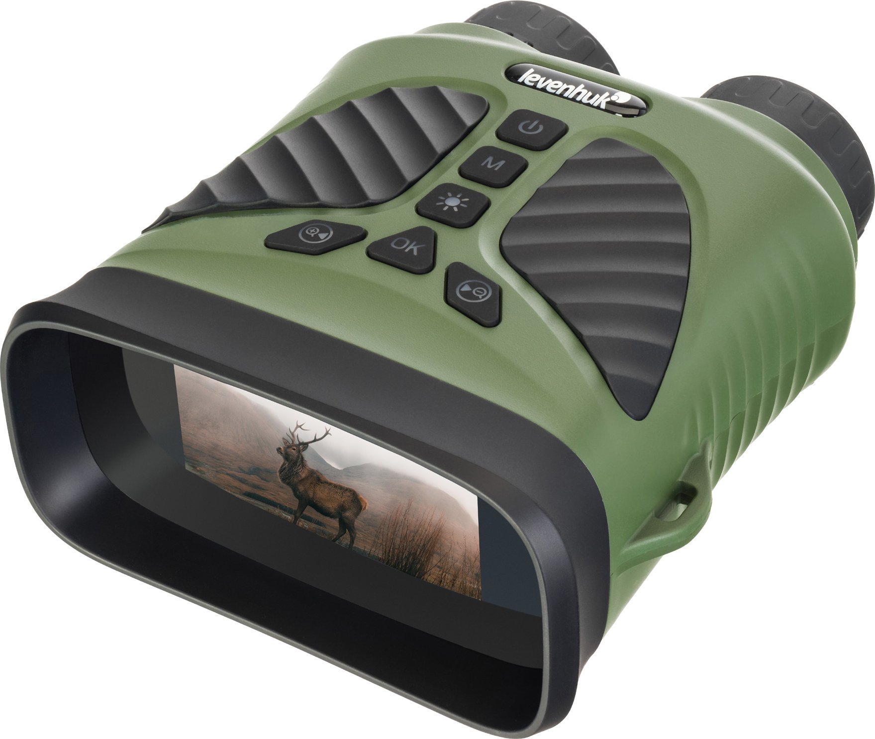Levenhuk Atom Digital DNB200 Lightweight Handheld Day and Night Vision Binoculars with Photo and Video Recorder