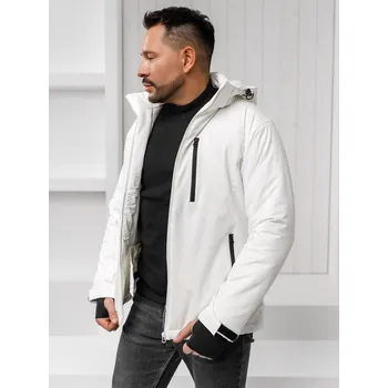 Pánská parka Bílá pánská zimní sportovní bunda Bolf HH011A1 - XL