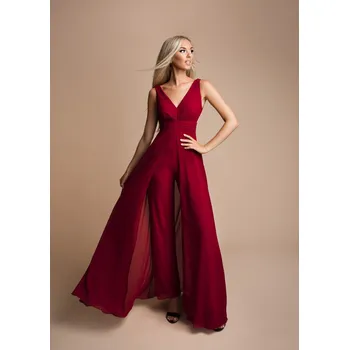 Dámské šaty Eva & Lola Eva&Lola kalhotové šaty červené 1451 Velikost: XXXL / 46 / 14 / 18