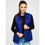 Tmavě modrá dámská prošívaná vesta Bolf 23038 - S