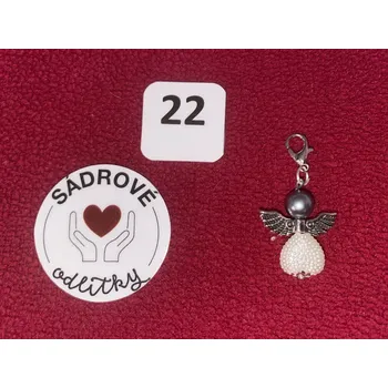 Přívěsek HandMade by NiJa + VeJa Přívěšek - andílek pro štěstí/ radost č.22