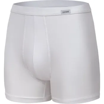 Boxerky Pánské boxerky 092 Authentic plus white - CORNETTE Bílá 5XL