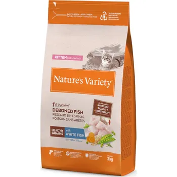Krmivo pro kočku 2x3kg Nature's Variety Healthy Grains Kitten White Fish - výhodné balení