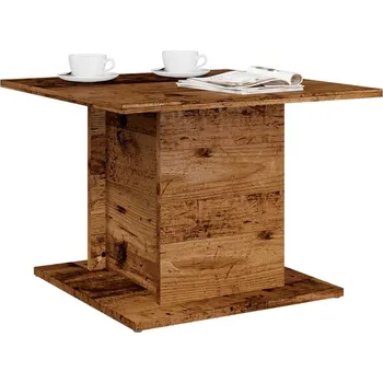 Konferenční stolek vidaXL Konferenční stolek 55,5x55,5x40 cm kompozitní dřevo [813095] Barva: Staré dřevo