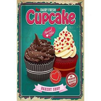 Obraz Cedule Cupcakes Bakery Shop 6
