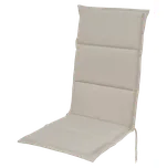 Sunfun Polstr s vysokou opěrkou Elba, 120 × 50 cm, světle béžový