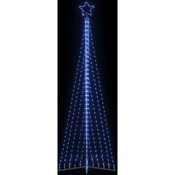 Vánoční dekorace vidaXL LED vánoční stromek 495 ch LED diod 300,5 cm [4016436] Barva: Modrá