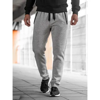 Šedé pánské tepláky Bolf AK13A-1 - XL