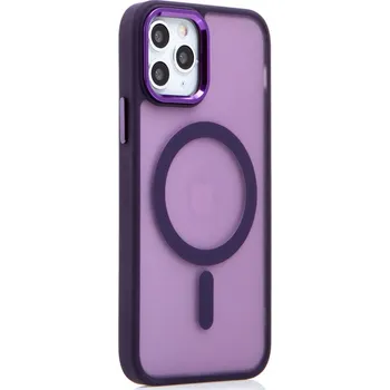 Pouzdro na mobilní telefon Kryt SWISSTEN MagStick Flex pro Apple iPhone 11 Pro Max- MagSafe - fialový