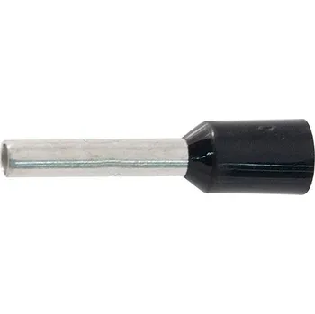 Síťový kabel Dutinka pro kabel 1,5mm2 černá (E1510), balení 100ks