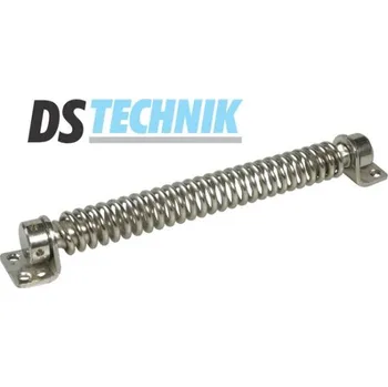 Zavírač dveří IBFM PZ 89 - Stříbrný pružinový zavírač s pružinou 12 a 14mm, pro dveře do 40 a 60kg Velikost: 200