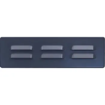 Větrací mřížka Větrací mřížka ANTRACIT ZN 260x80 mm