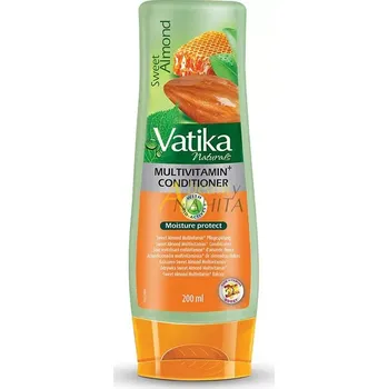 Barva na vlasy Multivitamínový mandlový zvlhčující kondicionér Vatika Naturals 200ml (Vatika Naturals Multivitamin Almond Moist Conditioner)