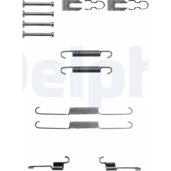 Brzdová čelist Sada příslušenství, brzdové čelisti DELPHI LY1238