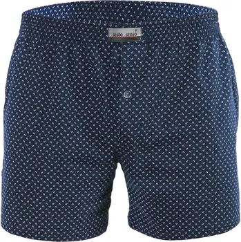 Boxerky Pánské boxerky PANTHER MAXI GRANÁTOVÉ KOTVY Č. 5 4XL