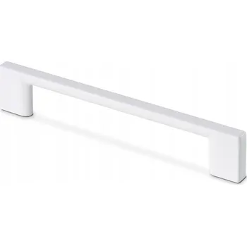 Nábytkové kování Nábytková úchytka klasická bílá matná 24 x 0,8 x 2,7 cm