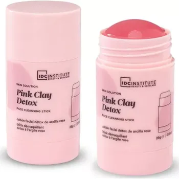 IDC Pink Clay Detox čistící tyčinka s růžovým jílem 25 g