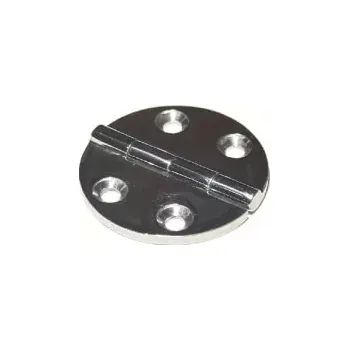 pant Nerezový pant / závěs, masivní, kulatý, průměr 63 mm, tloušťka 4 mm, nerez A4