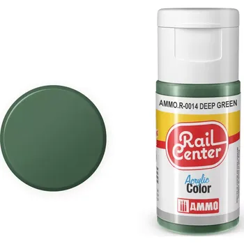 Barva zelená tmavá matná - Noch Rail Center 4600014