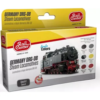 Modelářství Sada barev pro parní lokomotivy - Noch Rail Center 4601005