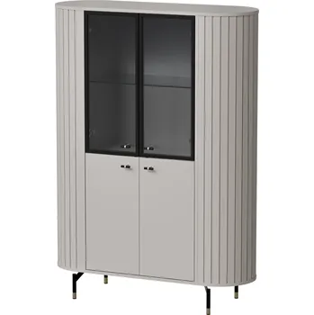 Knihovna Dolmar Vitrína ZANTE ZA1 Zvolte barevné provedení: Kašmír, LED osvětlení: Ne