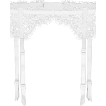 Podvazkový pás Dámský podvazkový pás Fuchsia white - JULIMEX Bílá L