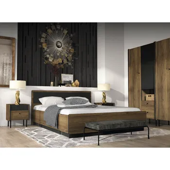 Ložnicová sestava Dolmar Ložnice PRESTIGO Zvolte možnost matrace: Bez matrace