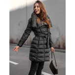 Černá dlouhá dámská zimní bunda Bolf J9061 - XL
