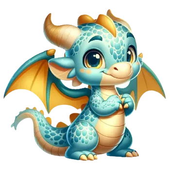 Nažehlovací obrázek - roztomilý dráček (dva rozměry), Velikost: Velký